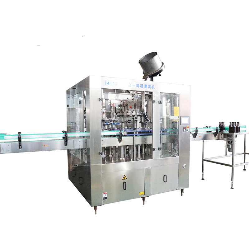 Beer bottling canning kegging machine