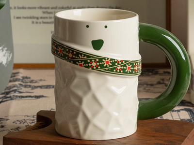 Ceramic mug, milk mug, breakfast mug,