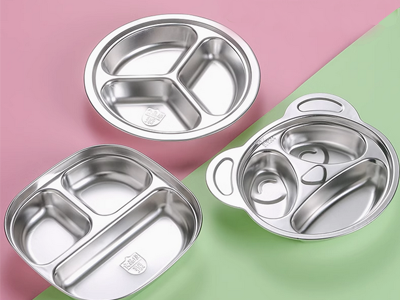 Stainless steel plates bowls