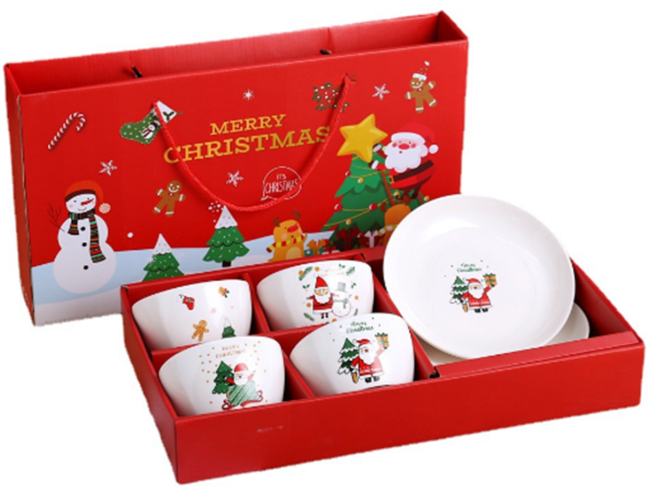 Christmas china tableware  Disposable cutlery